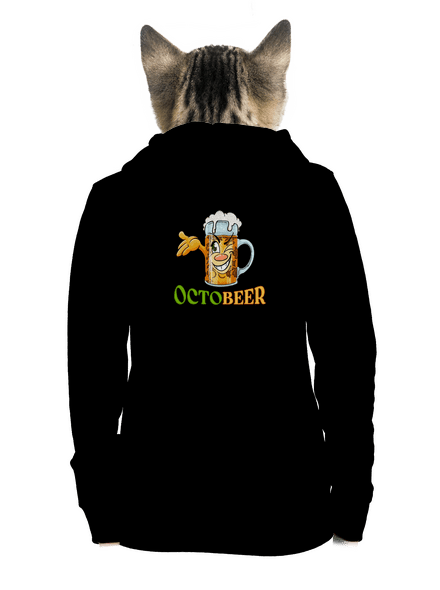 Octobeer dámska mikina na zips Black