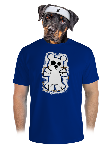 Da Vinci Teddy pánske športové tričko Royal Blue Mal