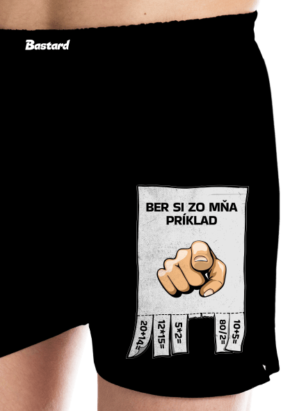 Ber si zo mňa príklad pánske trenky Black
