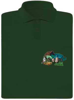 Kocky sú hodené pánska polokošeľa Bottle Green Mal