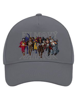 Filmový maratón šiltovka baseballka Graphite grey