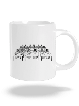 Cimrman: Debil, blbeček veľký hrnček White