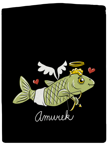 Amurek pánska mikina na zips Black