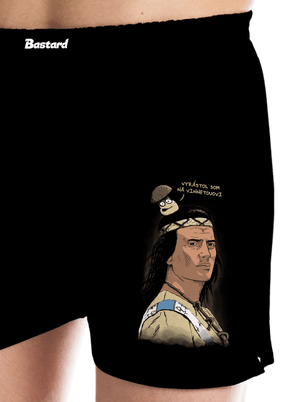 Vinnetou pánske trenky Black