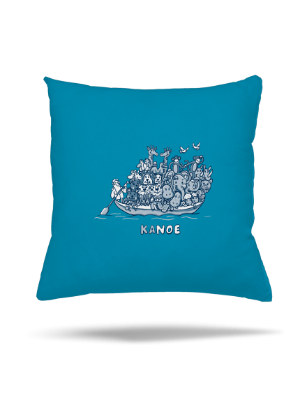 Noemova archa vankúš Blue Turquoise