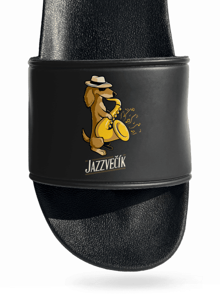 Jazzvečík šľapky Black