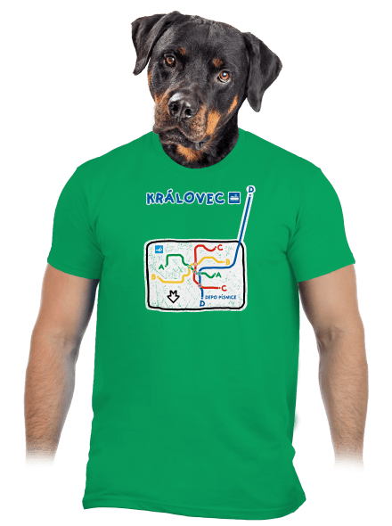 Metro Královec pánske tričko Kelly Green