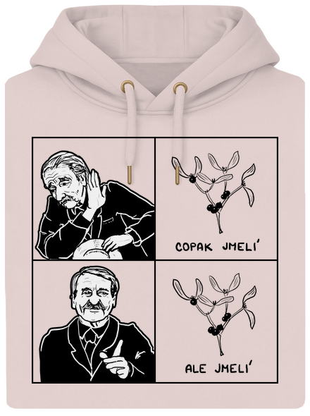 Cimrman: Copak jmelí unisex mikina premium Rose Chalk