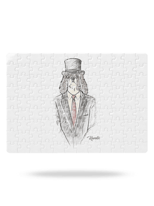 Kavalír puzzle White