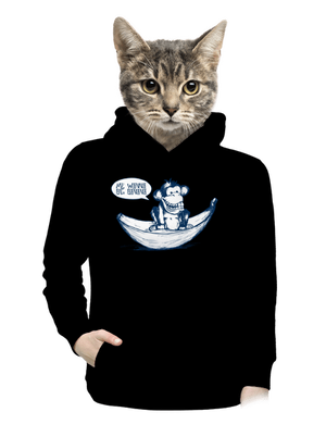 dámska mikina klokanka