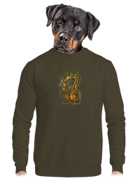 unisex mikina bez kapucne