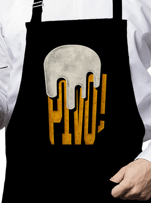 Nápis Pivo zástera Black
