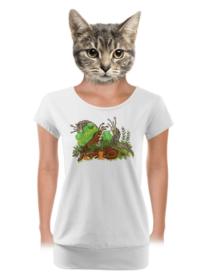 dámske tričko s lemom