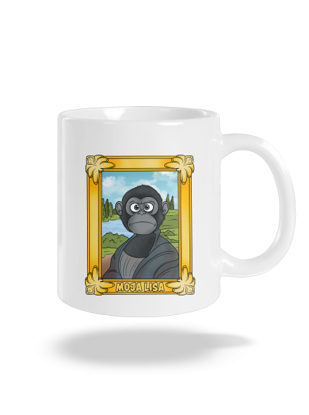Moja Lisa klasický hrnček White