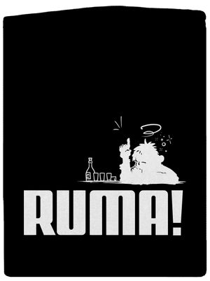 Ruma pánska mikina na zips Black