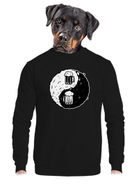 unisex mikina bez kapucne