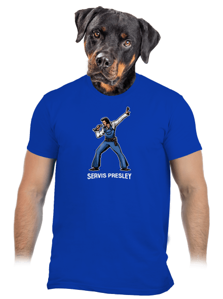 Servis Presley pánske tričko Royal Blue