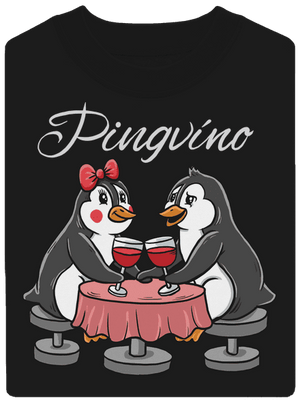 Pingvíno unisex mikina bez kapucne Black