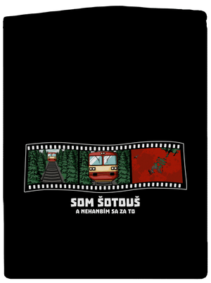 Som šotouš pánska mikina na zips Black