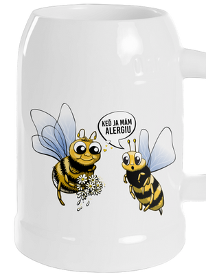 Alergická včielka polliter White