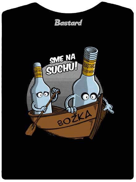 Na suchu dámske tričko s lemom Black