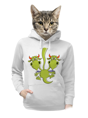 dámska mikina klokanka