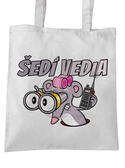 Šedí vedia - myš taška White