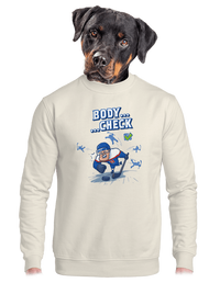 unisex mikina bez kapucne