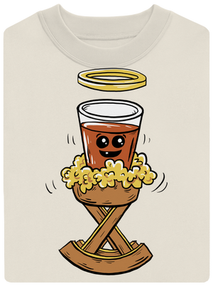 Panáčik v jasličkách unisex mikina bez kapucne Off White