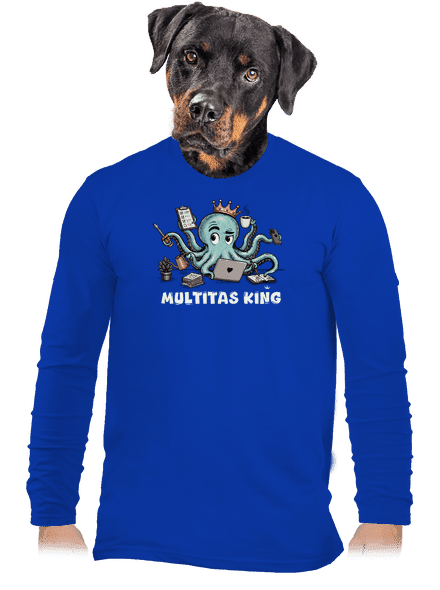 Multitas king pánske dlhý rukáv Royal Blue