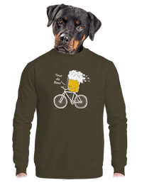 unisex mikina bez kapucne