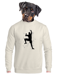 unisex mikina bez kapucne