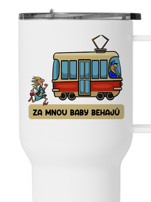 Za mnou baby behajú termohrnček White