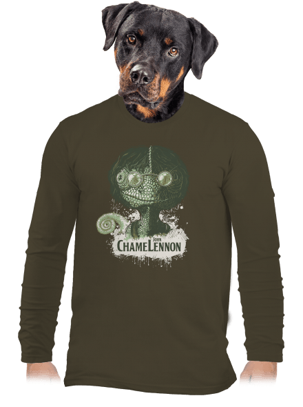 ChameLennon pánske dlhý rukáv Urban Khaki