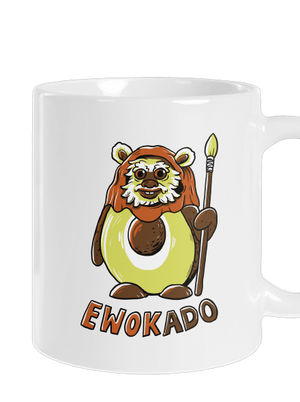 Ewokado klasický hrnček White