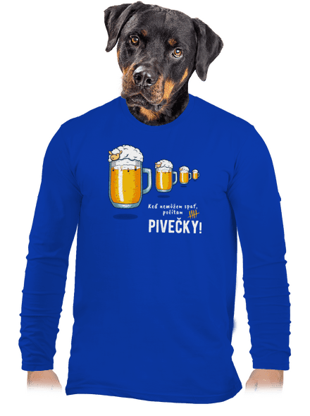 Pivečka pánske dlhý rukáv Royal Blue