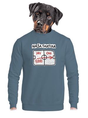 unisex mikina bez kapucne