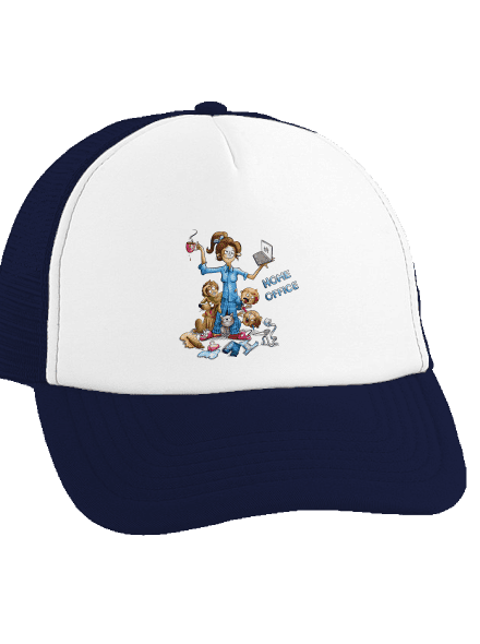 Mamičky home office šiltovka truckerka French Navy cap