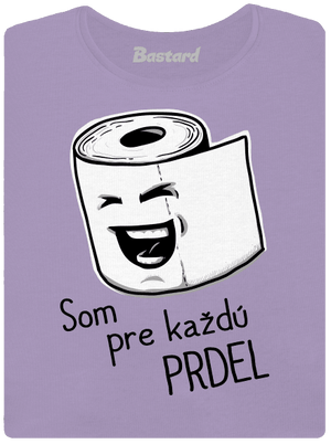 Prdel dámske tričko s lemom Lavender