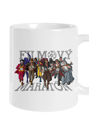Filmový maratón klasický hrnček White