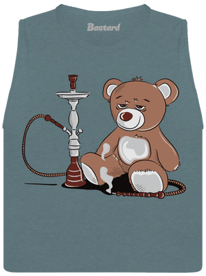 Šíša dámske tielko voľné Heather Deep Teal