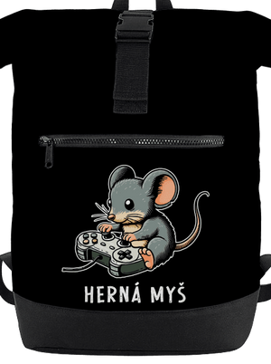 Herná myš batoh Black