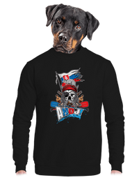 unisex mikina bez kapucne