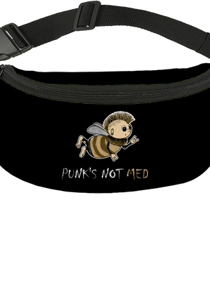 Punks Not Med ľadvinka Black