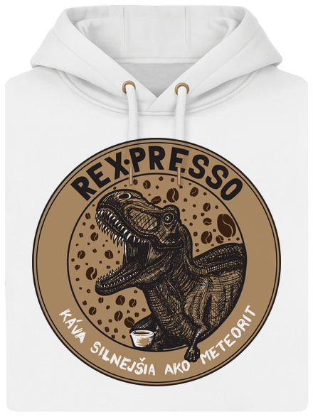Rex-presso unisex mikina premium Snowwhite