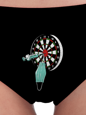 Zásah dámske nohavičky Black