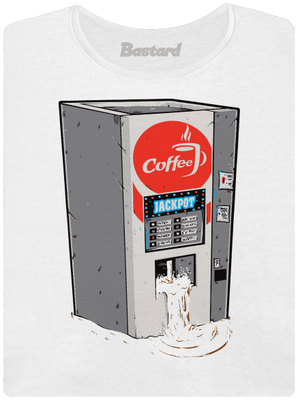 Jackpot dámske tričko s lemom White