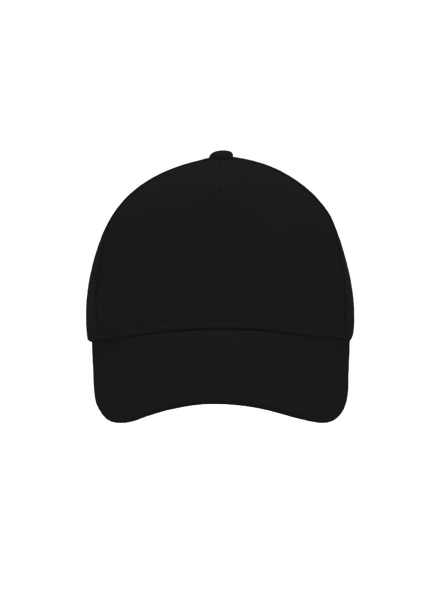 Bez potlače šiltovka baseballka Black