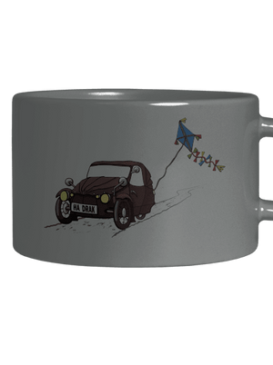 Hadrák hrnček makronka Grey Macaron