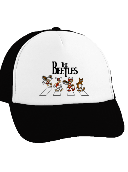Beatles šiltovka truckerka Black cap